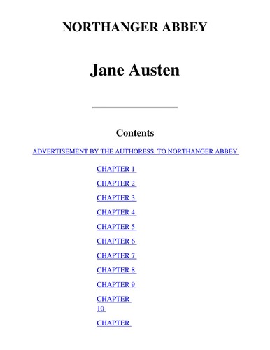 Jane Austen: Northanger Abbey: Book Club in a Bag - Set of 6 Books